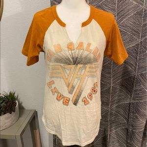 Van Halen band t-shirt.